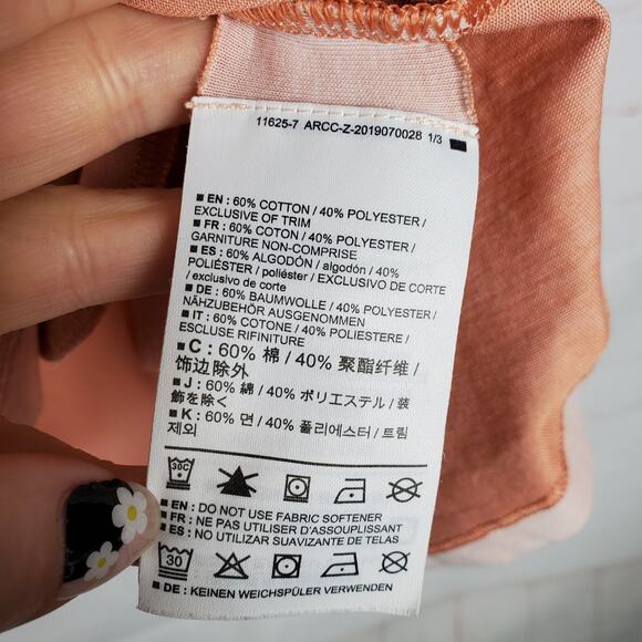 Arc'teryx Ardena Dress XS Pockets Short Sleeve Cotton Blend Lightweight Lt Pink - Picture 11 of 15